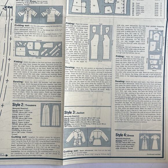 Vintage Designer Sewing Patterns Uncut Lot Of 4 Women Teens Girl Full Figure 70s - Picture 6 of 12